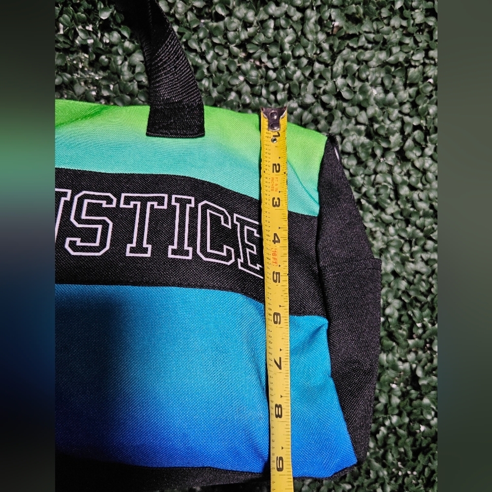 Justice Cheer Bag - Green and Blue Tote Bag - Picture 8 of 10